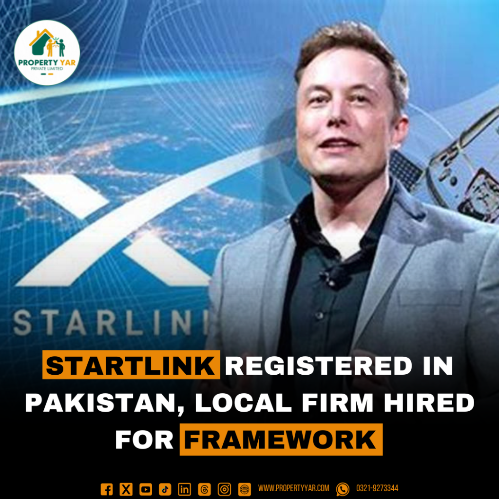 Starlink registered under SECP and the government hired a firm for the framework.