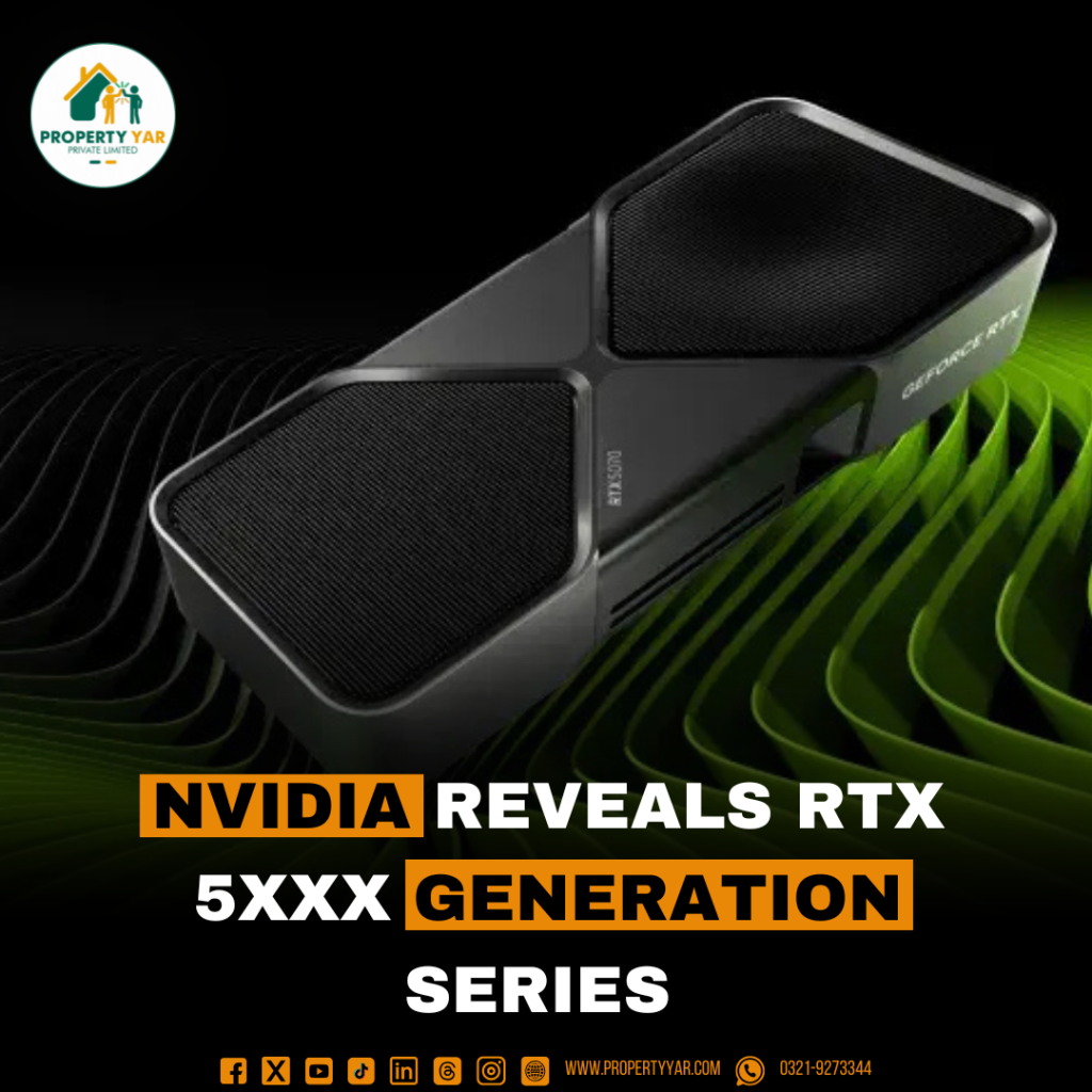 Nvidia Reveals RTX 5xxx gen series.