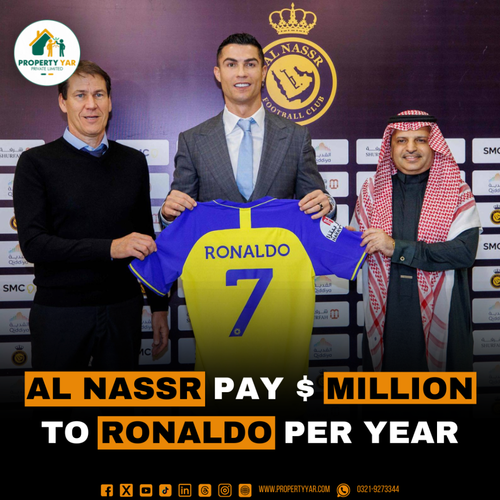 How much is Al Nassr paying Cristiano Ronaldo yearly?