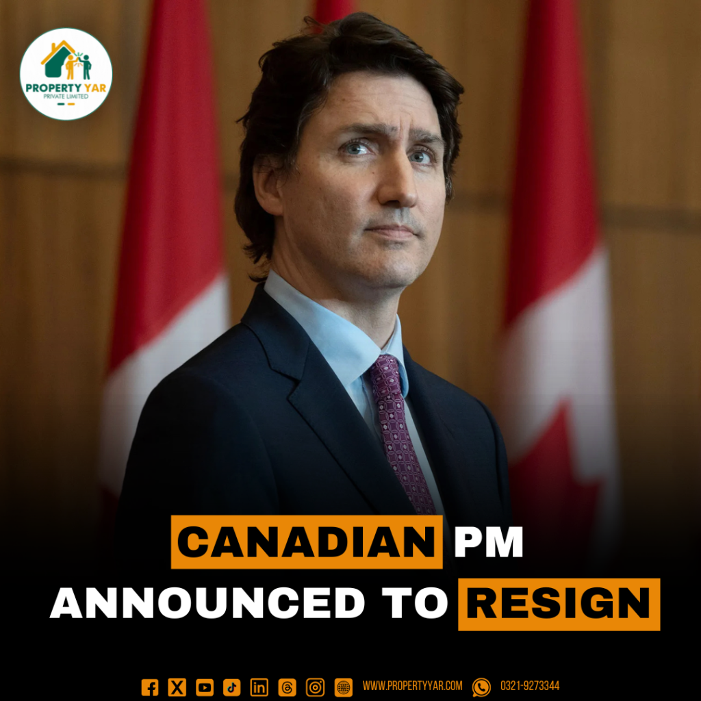 Canadian PM announced to Resign.