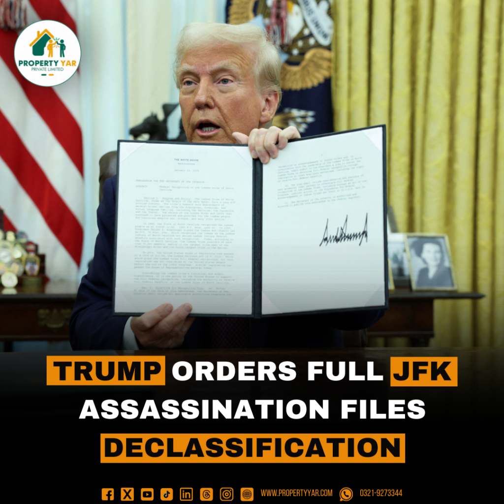 Trump Orders Full JFK Assassination Files Declassification