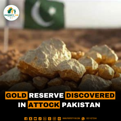 Gold Reserve discovered in Attock, Pakistan