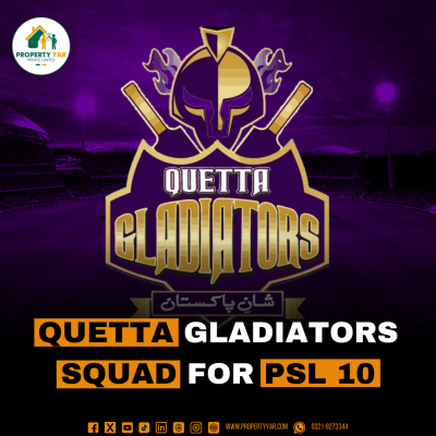 Quetta Gladiators Squad for PSL 10.