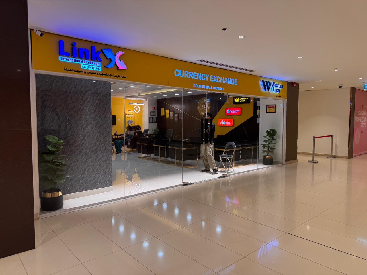 Link Money Change Dolmen Mall DHA Lahore