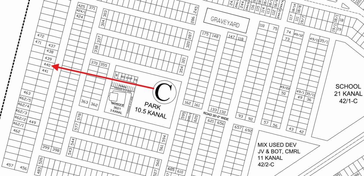 8 Marla Residential Plot For Sale C-440 Demand 172 Lac In DHA Phase 9 town-1