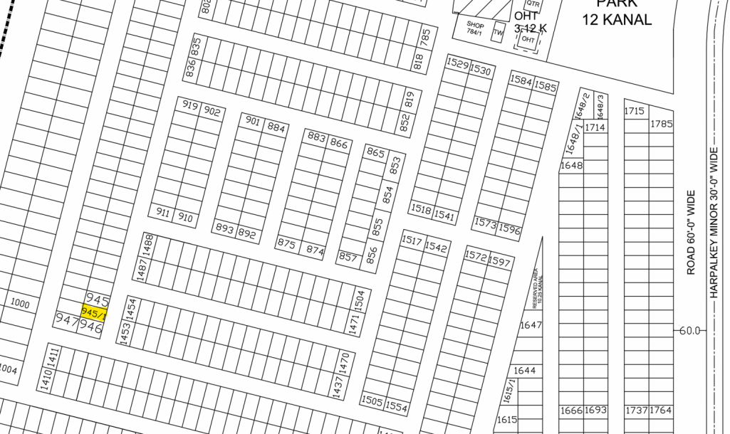 5 Marla Plot For Sale C 945/1 Demand 105 Lac In DHA 9 Town-1