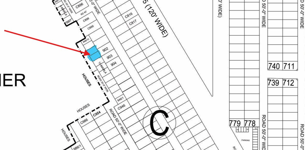 20 Marla Pair Plot For Sal C - 946/9+946/10 Demand 250 Lac In Dha Phase 6-1