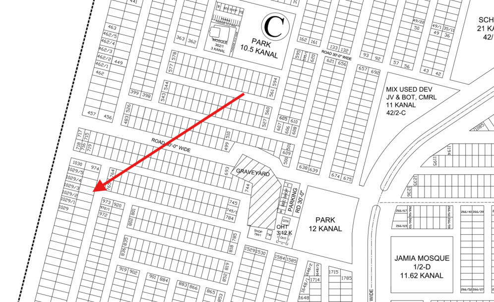 8 Marla Plot For Sale C- 977 Demand 175 Lac In DHA Phase 9 Town-1