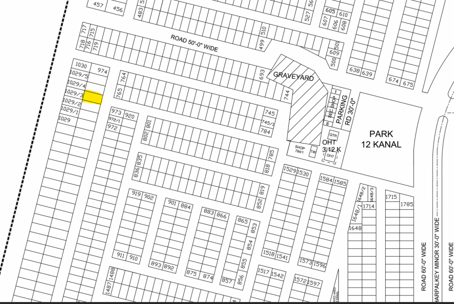 10 Marla Residential Plot C-977 For Sale Demand 175 Lac In DHA 9 Town-1