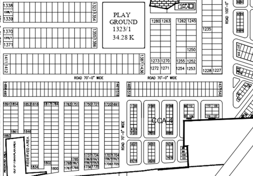 6.68 Marla Corner Commercial Plot For Sale In DHA Phase 7-1