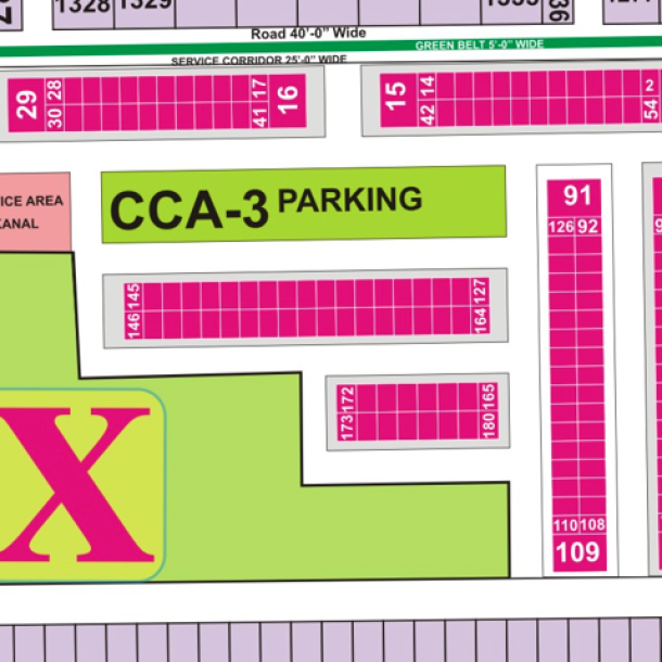 CCA3-66 Commercial Plot For Sale In DHA Phase 7-1