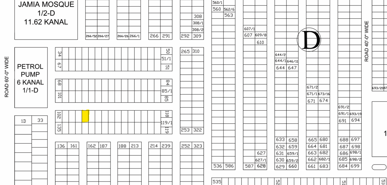 5 Marla Plot For Sale D- 106 Demand 102 In DHA 9 Town-1