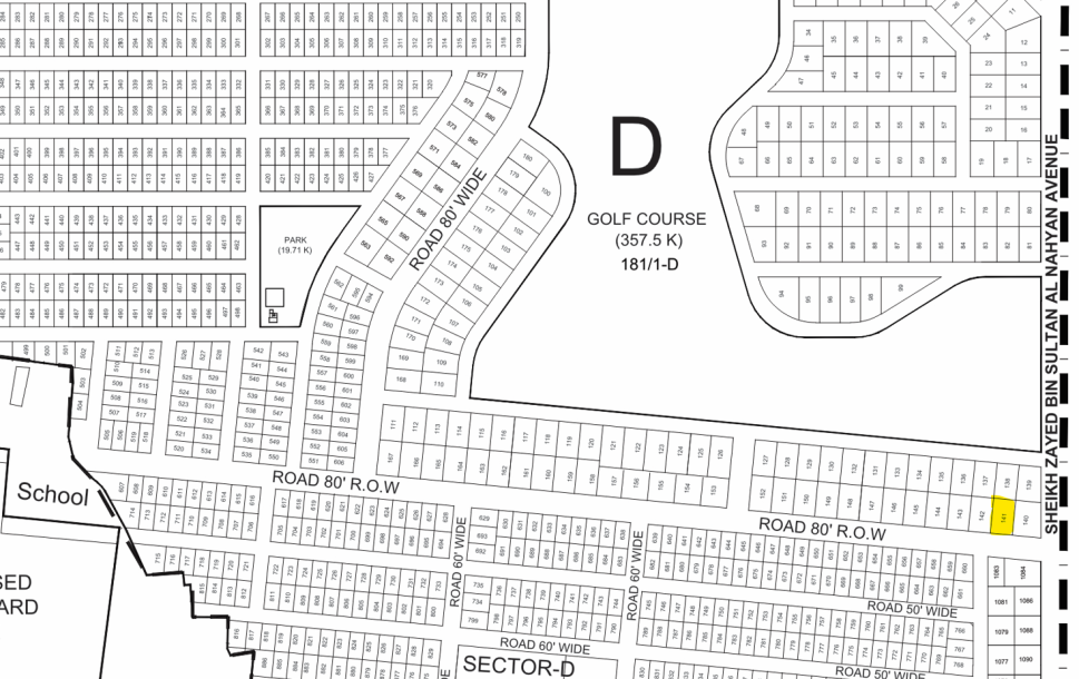 2 Kanal Residential Plot Next Too Corner D-141 Demand 850 Lac In DHA 9 Prism-1