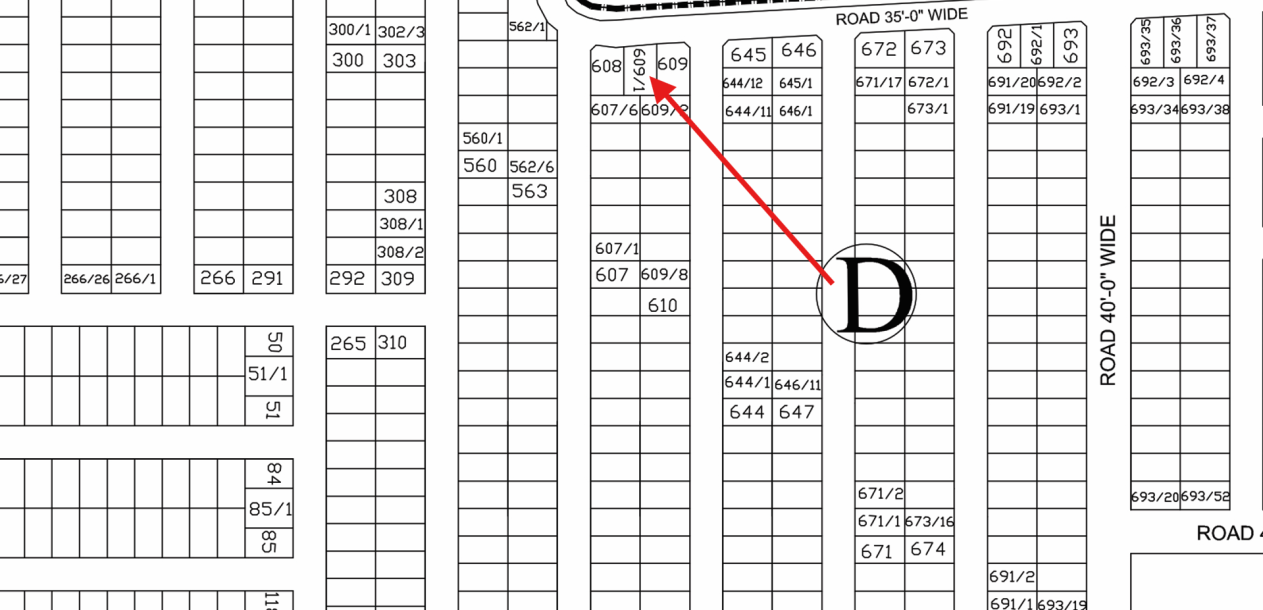 6.4 Marla Residential Plot For Sale D-609/1 Demand 115 Lac In DHA Phase 9 town-1