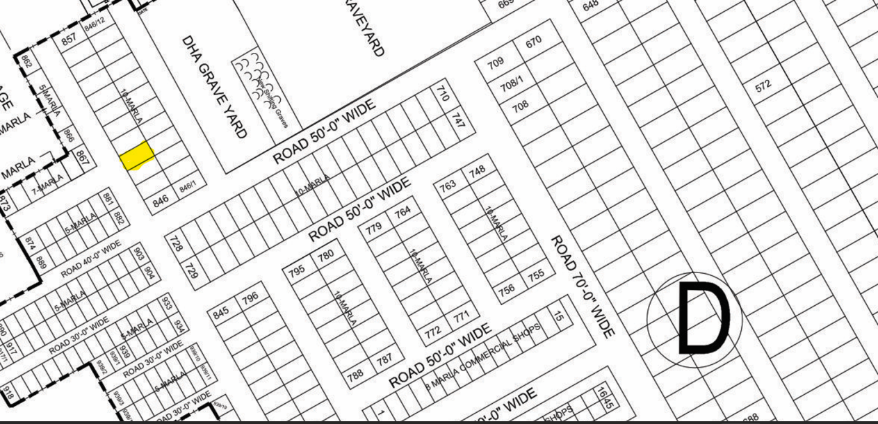 10 Marla Plot For Sale D-849 Demand 300 Lac In DHA Phase 6-1