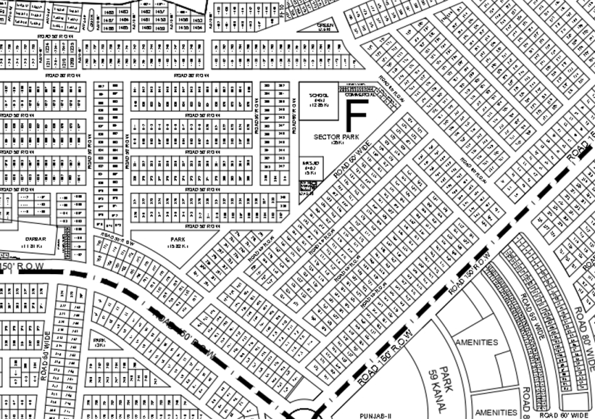 1 Kanal Plot For Sale In DHA Phase 9 Prism-1