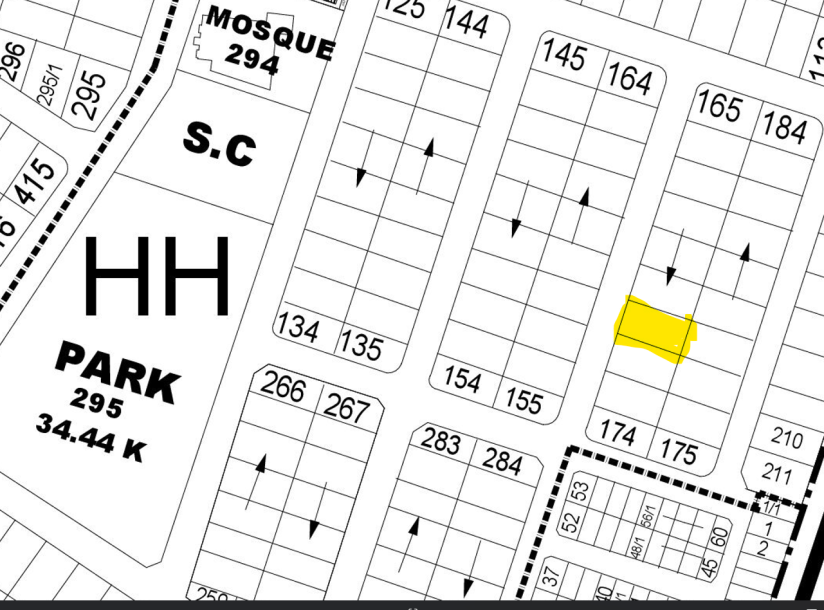 1 Kanal Plot For sale HH - 171 Demand 385 In DHA Phase 4-1