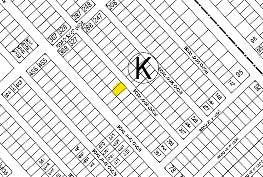 1 Kanal Plot For Sale K - 316 Demand 695 Senter Location In DHA Phase 6-1