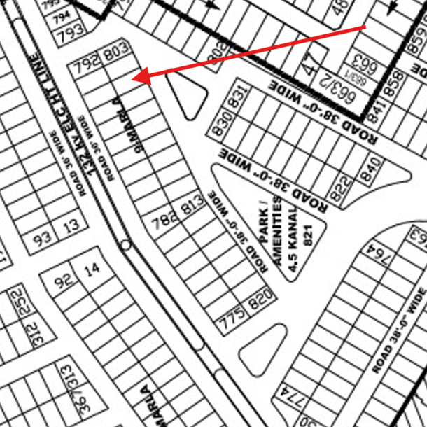 9 Marla Residential Plot For Sale KK -805 Demand 290 Lac In DHA Phase 4 KK-1