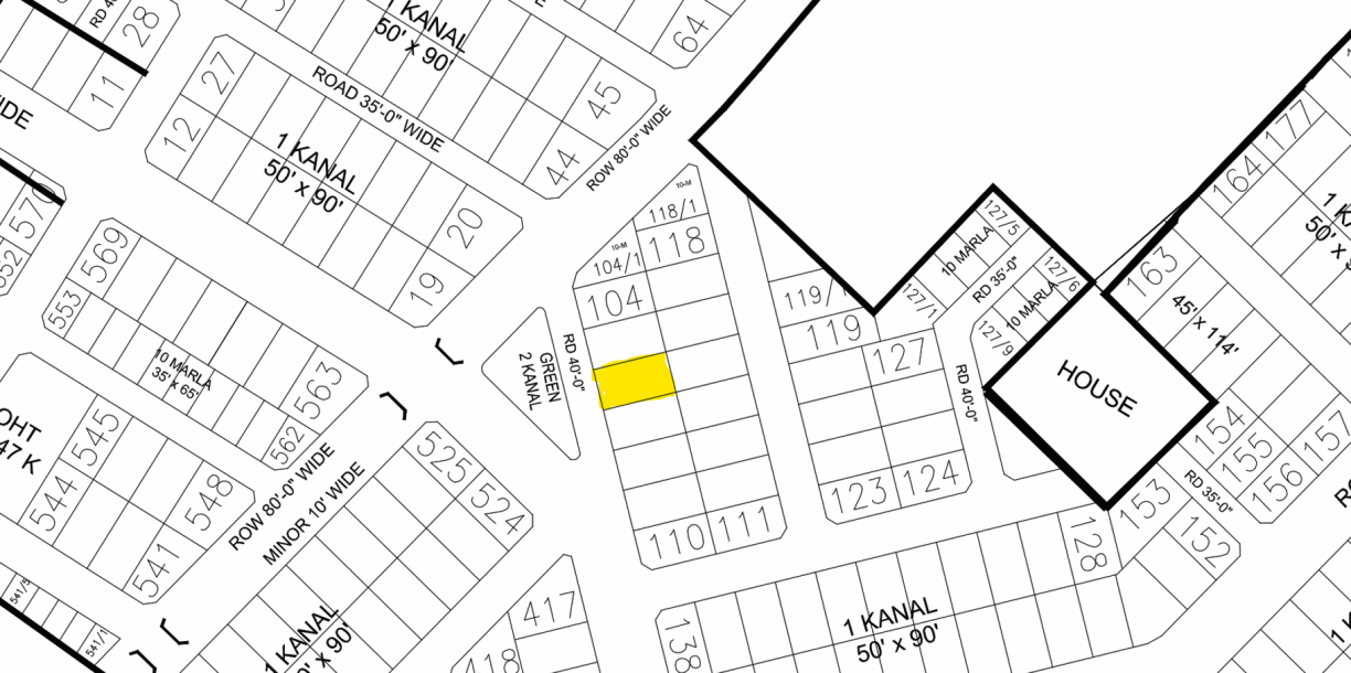 1 Kanal Residential Plot Available in DHA Phase 5 for Sale-1