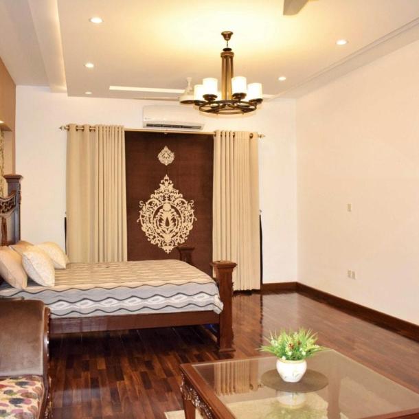 1 Kanal brand new Beautiful furnished House FOR RENT in Dha lahore-6