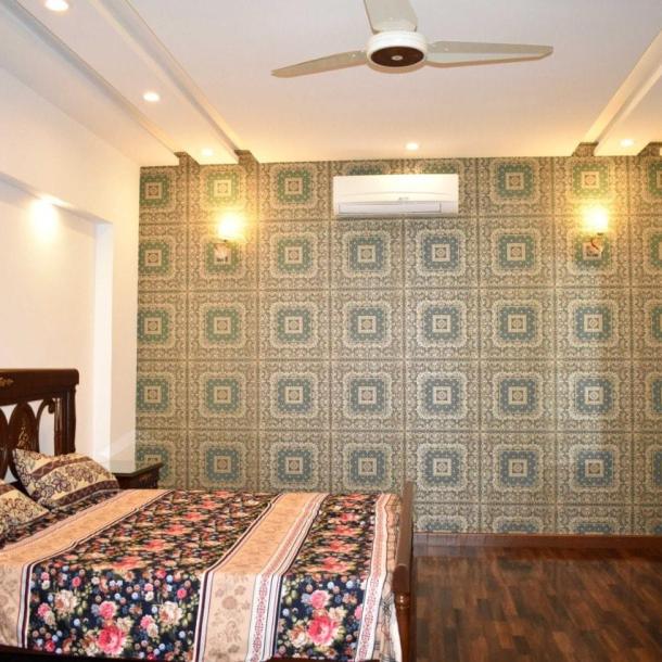 1 Kanal brand new Beautiful furnished House FOR RENT in Dha lahore-14