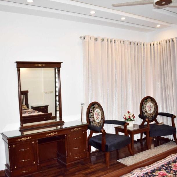 1 Kanal brand new Beautiful furnished House FOR RENT in Dha lahore-10