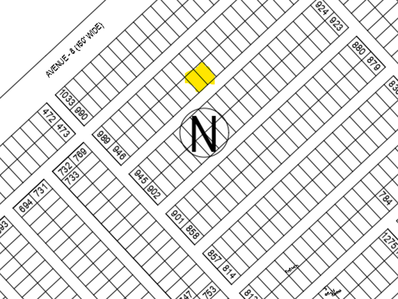 2 Kanal Pair Plot For Sale N-955+956 Demand 825 Lac Senter Location In DHA Phase 6-1