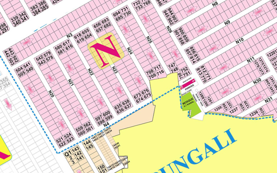 1 Kanal Plot For Sale In DHA Phase 6 Lahore at a very reasonable price of Rs.295 Lac Only-1