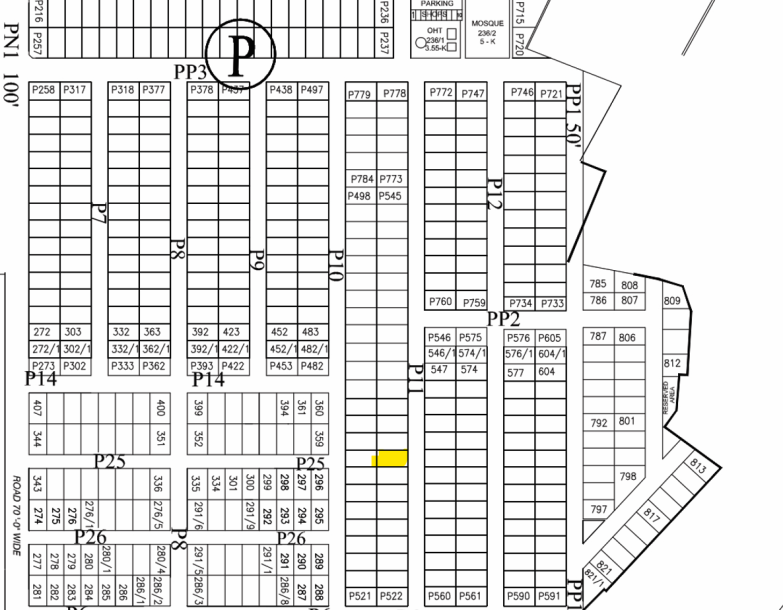 1 Kanal Residential Plot For Sale P- 530 Demand 325 Lac In DHA Phase 7-1