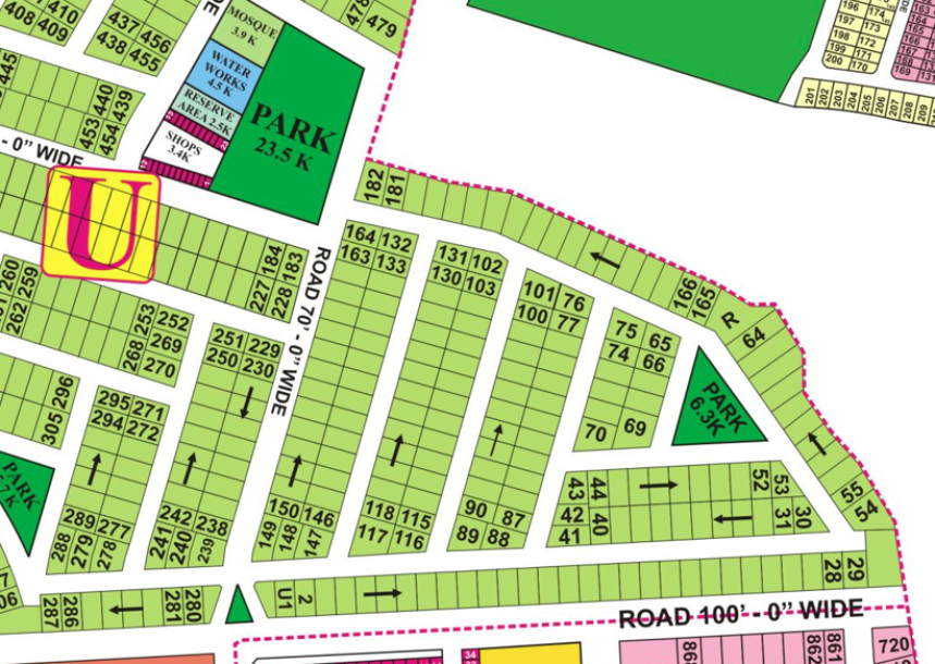 U-37 Plot  For Sale In DHA Phase 8 Lahore-1