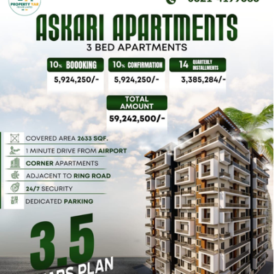 Askari 10 Luxury Apartments on Installment Plan