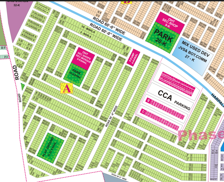 5 Marla Plot In DHA Phase 9 Town Block A-1