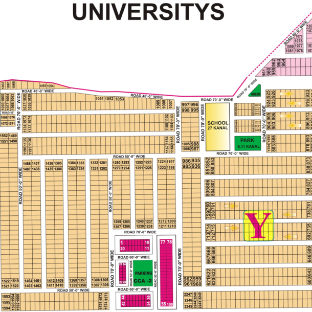 Y-1887 Residential Plot For Sale In DHA Phase 7-1