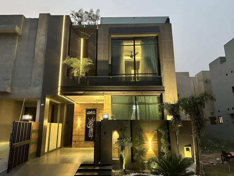 5 Marla (25*45 ft) Ultra Modern Design House for Sale in DHA Phase 6 Lahore-2