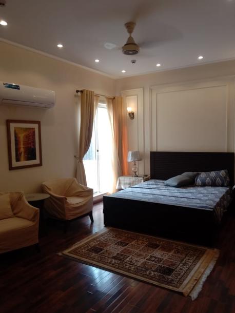 DHA Lahore phase 6 1 kanal house full furnished solar install corner house best location for rent-3