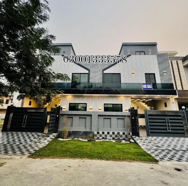 Valencia town Lahore 1Kanal facing park  fully furnished house available for sale-2