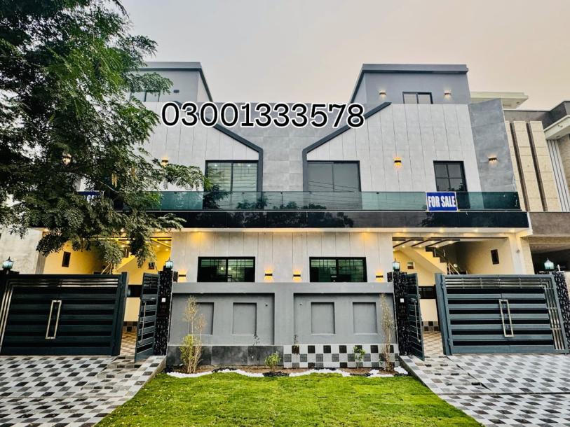 Valencia town Lahore 1Kanal facing park  fully furnished house available for sale-1