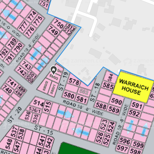 21 Marla 2 Side Open Plot for Sale in DHA Phase 5, Lahore - Close to Commercial Area" Block B Demand 490 Lacs-1