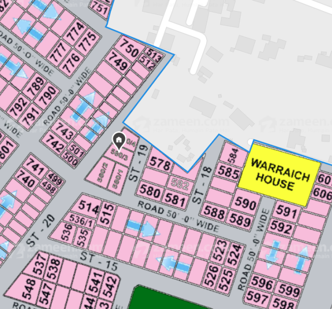 21 Marla 2 Side Open Plot for Sale in DHA Phase 5, Lahore - Close to Commercial Area" Block B Demand 490 Lacs-1