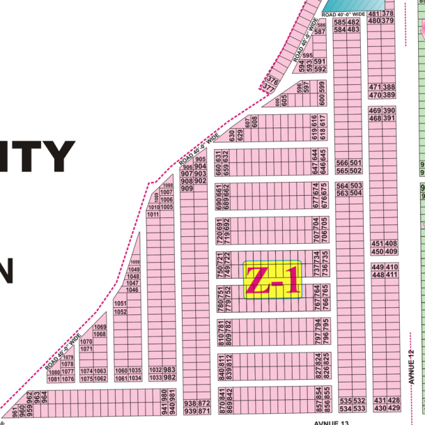 1 Kanal Plot in DHA Phase 7 Lahore Block Z-1