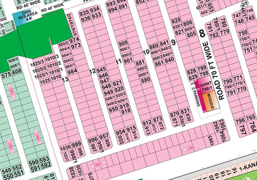 DHA 6's Most Desirable 1 Kanal Plot "Block K-1