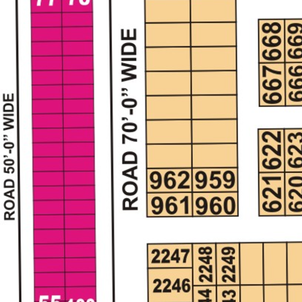 High Potential Investment 8 Marla Commercial Plot in CCA3, DHA Phase 7 CCA2 Block-1