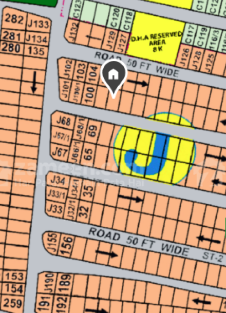 1 Kanal Residential Plot For Sale In DHA Phase 5-1