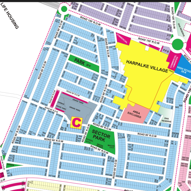 1 Kanal Residential Plot For Sale In DHA Phase 9 Prism Block C, Lahore Demand 245 Lacs-1