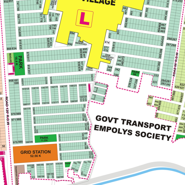 L-514 Residential Plot For Sale In DHA Phase 9 Prism Lahore-1