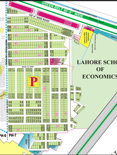 P-327 Residential Plot  For Sale In DHA Phase 7-1