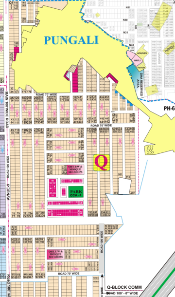 Don't Miss Out Prime 1 Kanal Plot in DHA Phase 7 Lahore Block Q-1