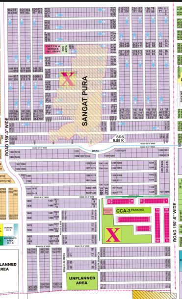 23 Marla Residential Plot with Beautiful Views in DHA Phase 7 Lahore Block X-1