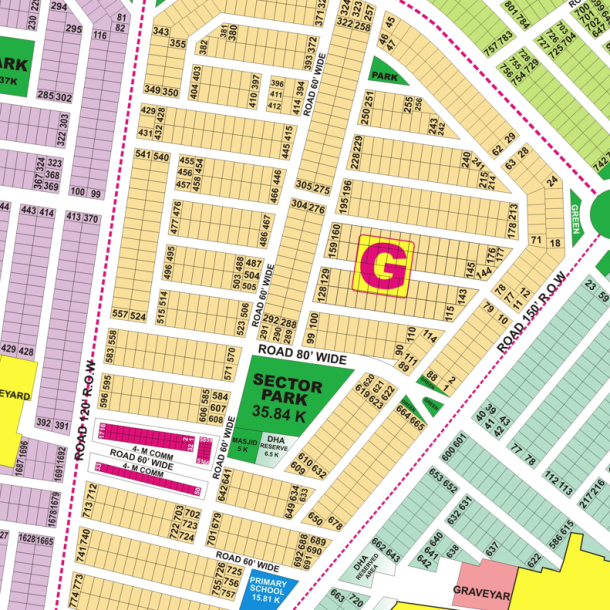 G-387 Residential Plot For Sale In DHA Phase 9 Prism-1